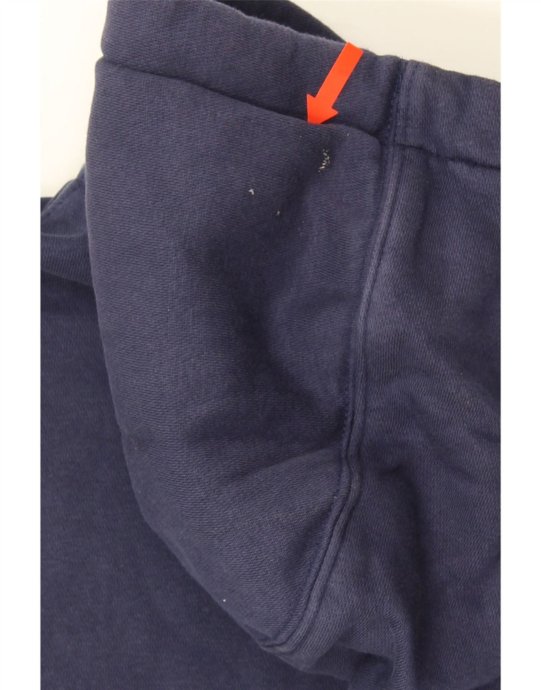 Suéter masculino NIKE com capuz e zíper médio azul marinho algodão