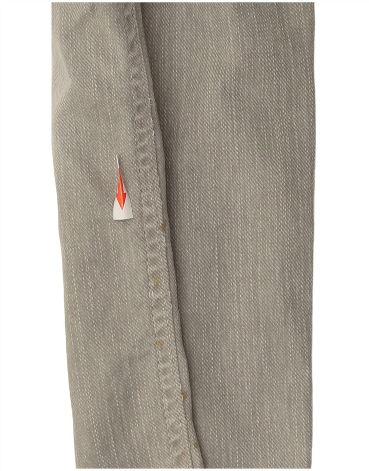 Dolce & Gabbana Calça jeans masculina justa e reta regular W34 L28 cinza