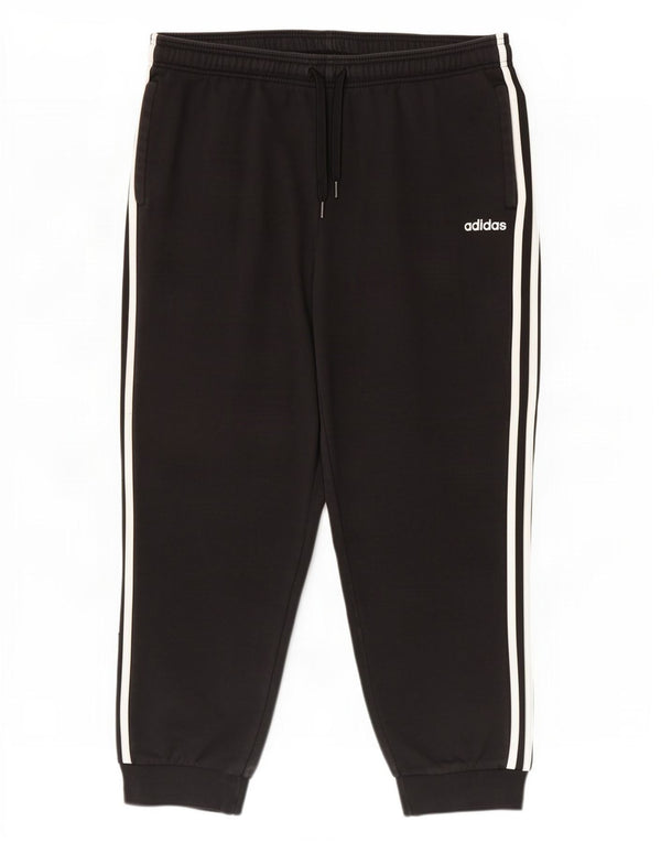 Adidas Mens Treino Calças Joggers 3XL Algodão Preto