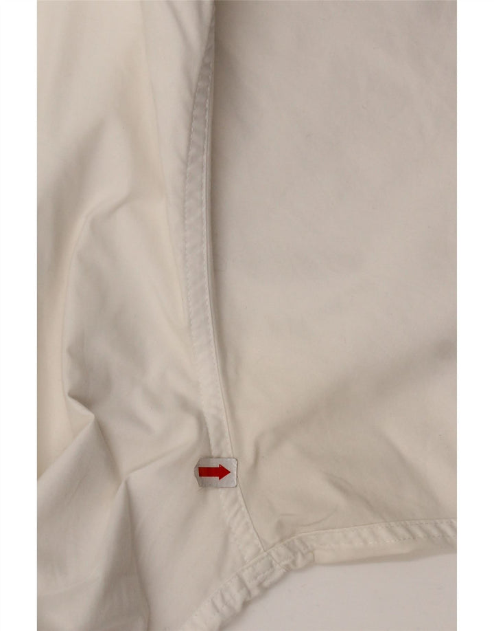 Camisa masculina de manga curta Timberland médio branco algodão