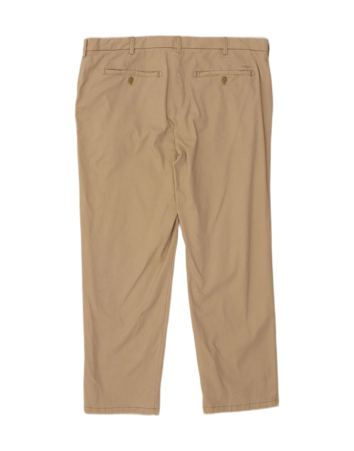 IZOD Mens Straight Chino Trousers W40 L30 Beige Cotton Vintage Izod and Second-Hand Izod from Messina Hembry 