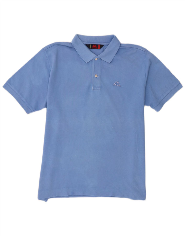 Camisa polo masculina Kappa grande algodão azul