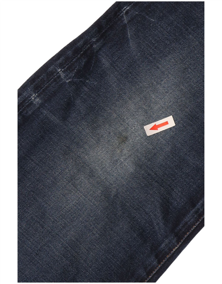 G-Star Mens Slim Jeans W32 L32 Azul Marinho Algodão