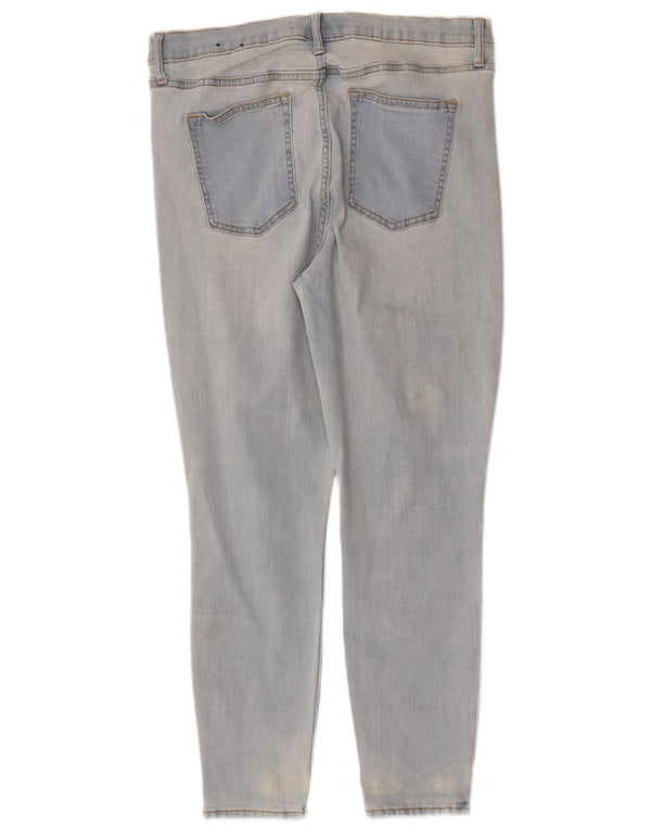 Legging feminina Gap Standard Fit Regular Straight Jeans W32 L25 Azul Algodão