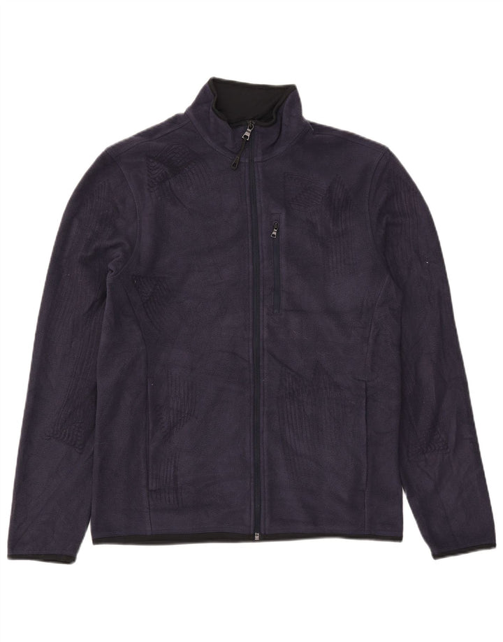 Jaqueta de lã masculina Marks & Spencer UK 36 pequena azul marinho