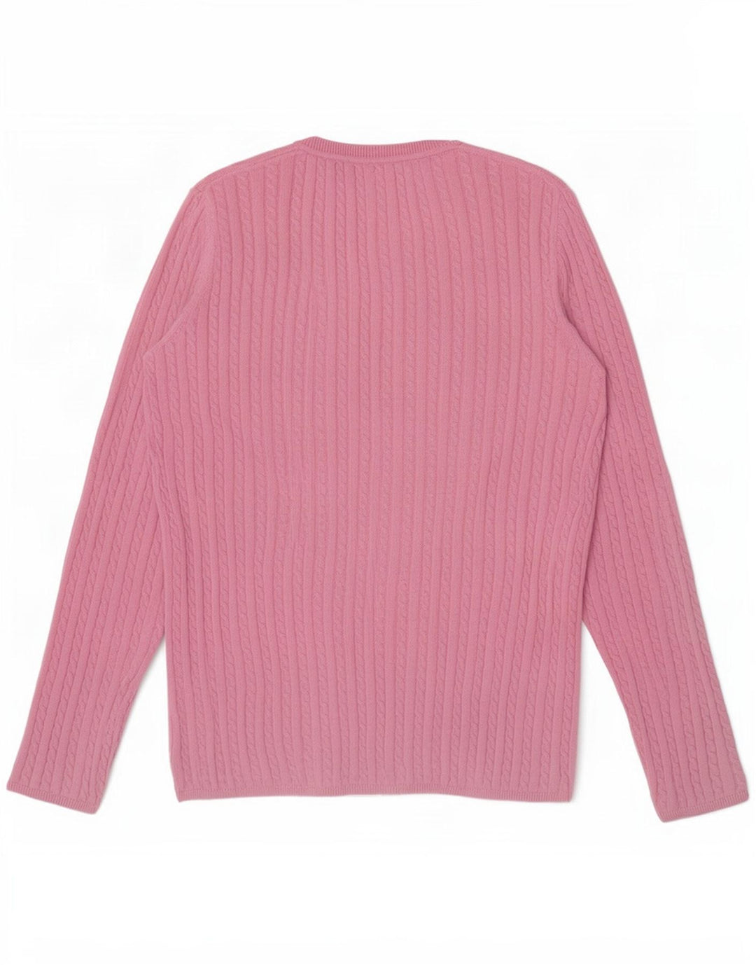 Suéter masculino Tommy Hilfiger com gola canoa médio algodão rosa