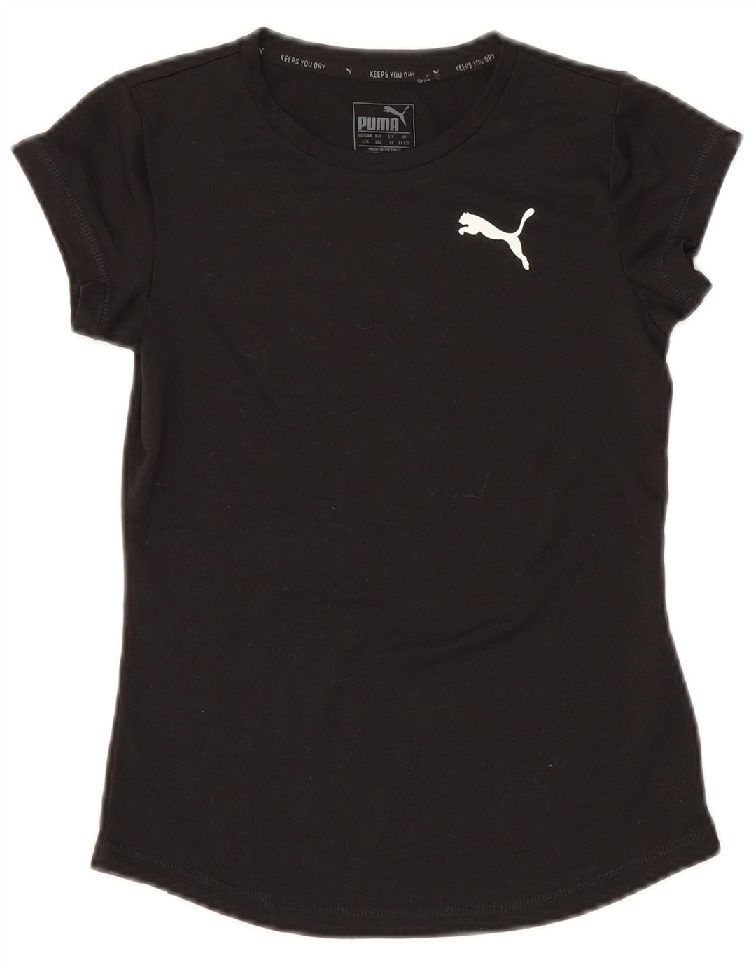 Top Puma Meninas 11-12 Anos Poliéster Preto