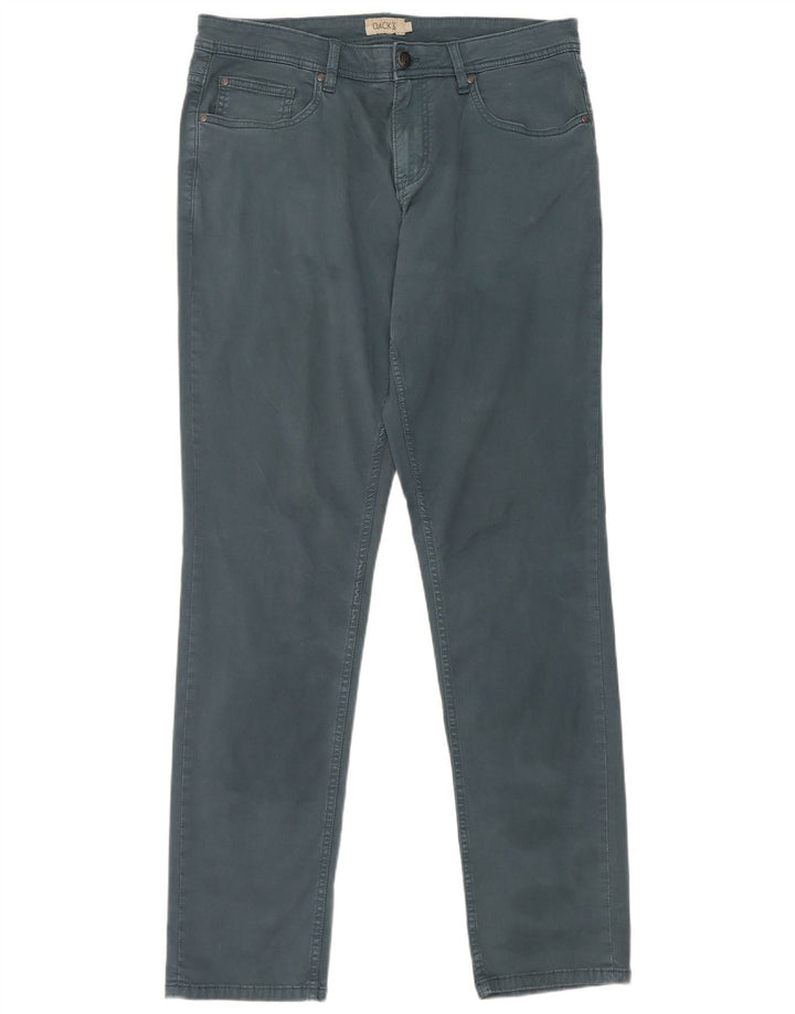 Calça casual slim masculina Dack W34 L32 algodão verde