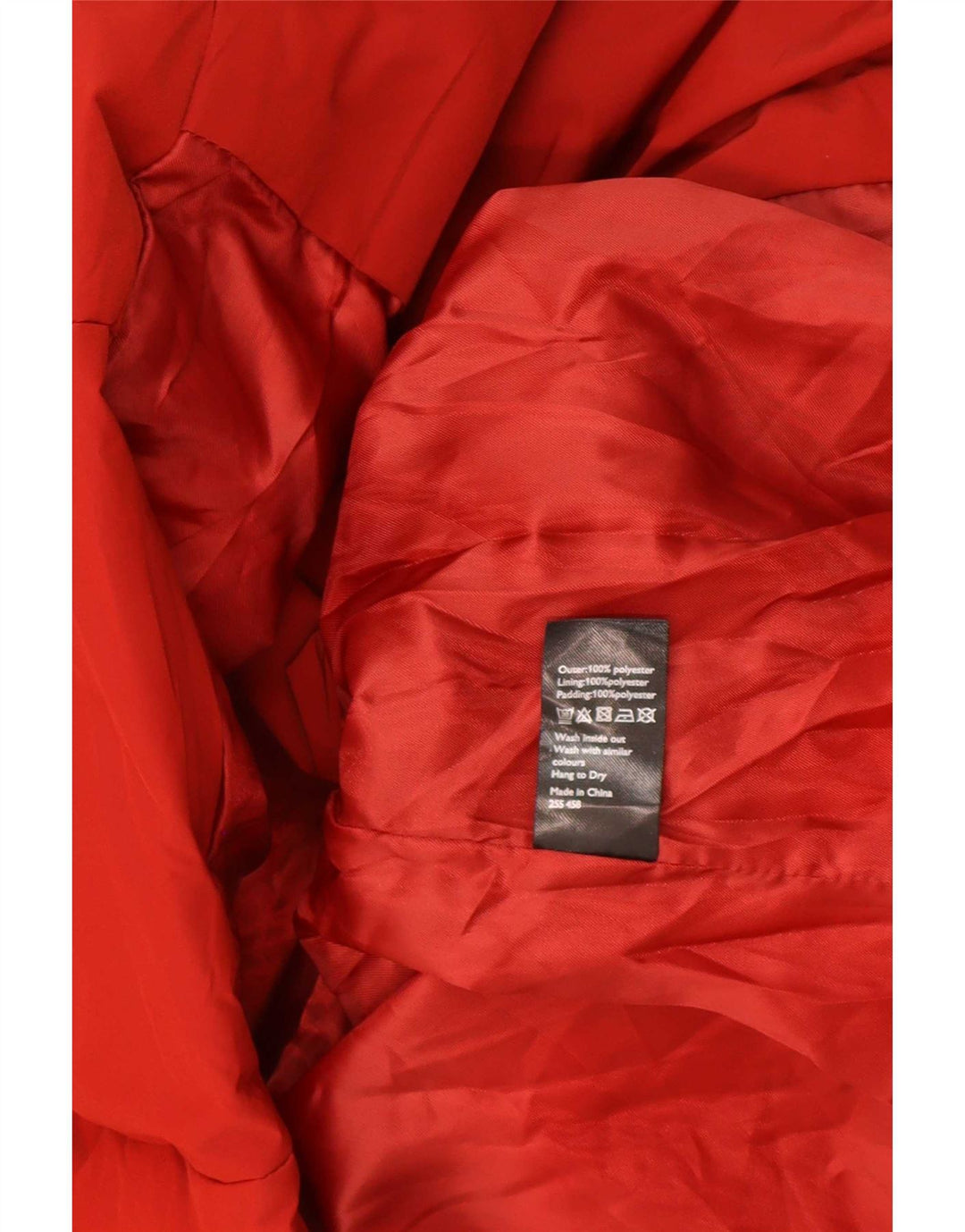 Jaqueta acolchoada superdimensionada feminina John Lewis Reino Unido 16 grande poliéster vermelho