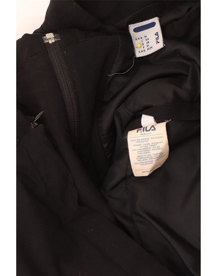 Jaqueta corta-vento feminina Fila UK 14 poliéster preto médio
