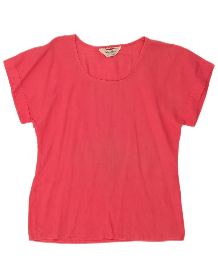Blusa feminina Max Mara UK 12 rosa médio