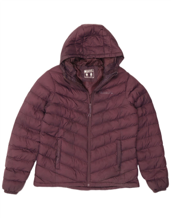 Jaqueta acolchoada com capuz feminina Mountain Warehouse UK 10 pequena marrom