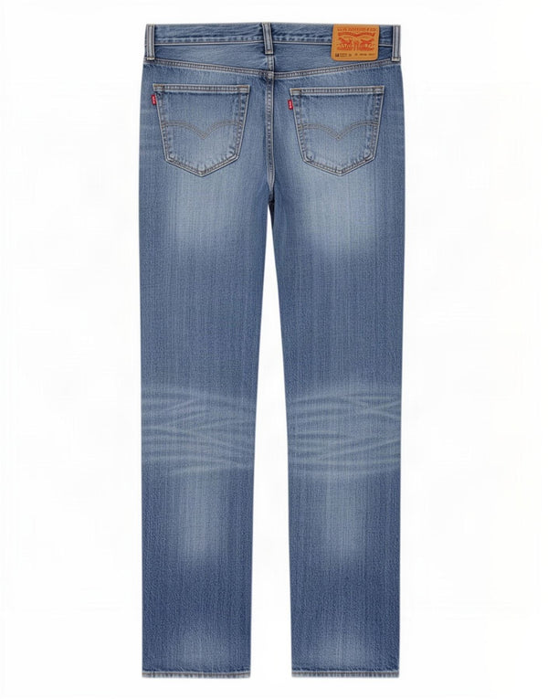 Levi's Womens 501 Straight Jeans W33 L38 Blue Cotton