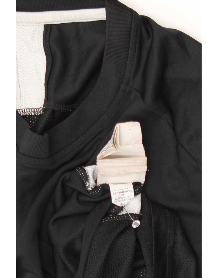 Camiseta masculina Nike Top médio preto colorblock poliéster