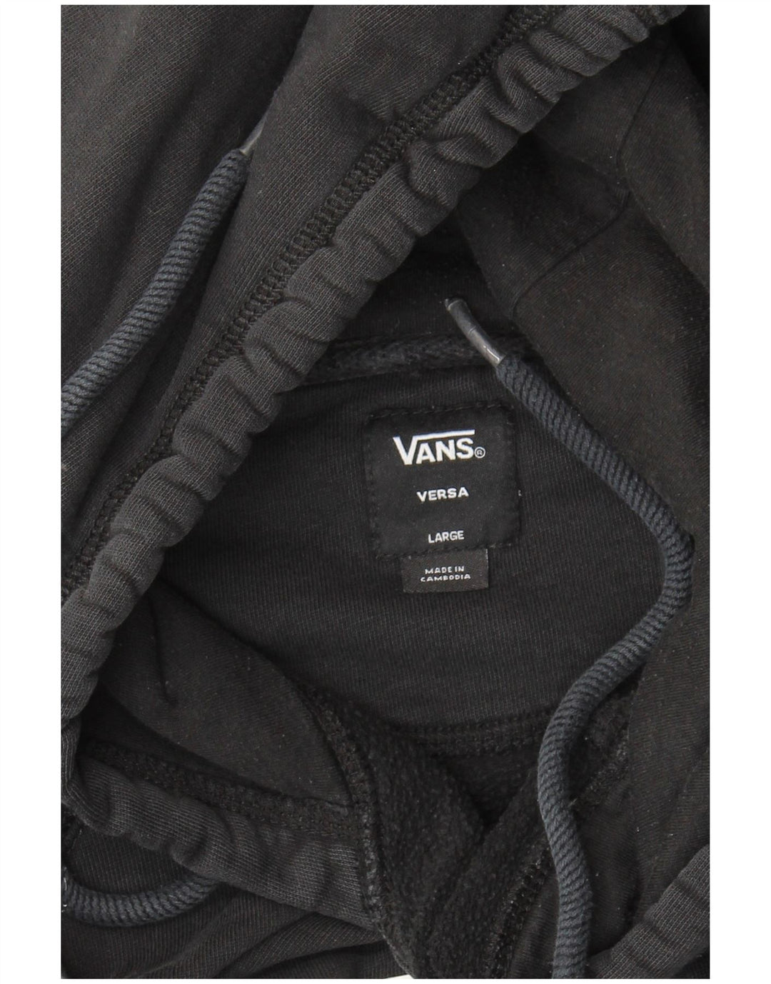 Vans Mens Graphic Hoodie Jumper Grande Preto