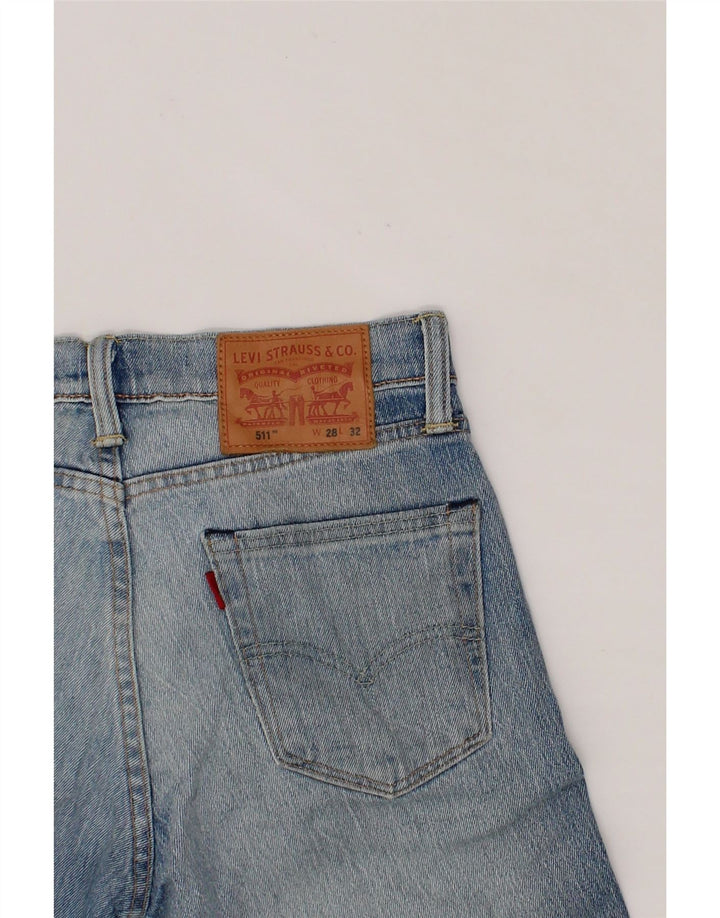 LEVI'S Womens 511 Slim Jeans W28 L32 Blue Cotton Vintage Levi's and Second-Hand Levi's from Messina Hembry 