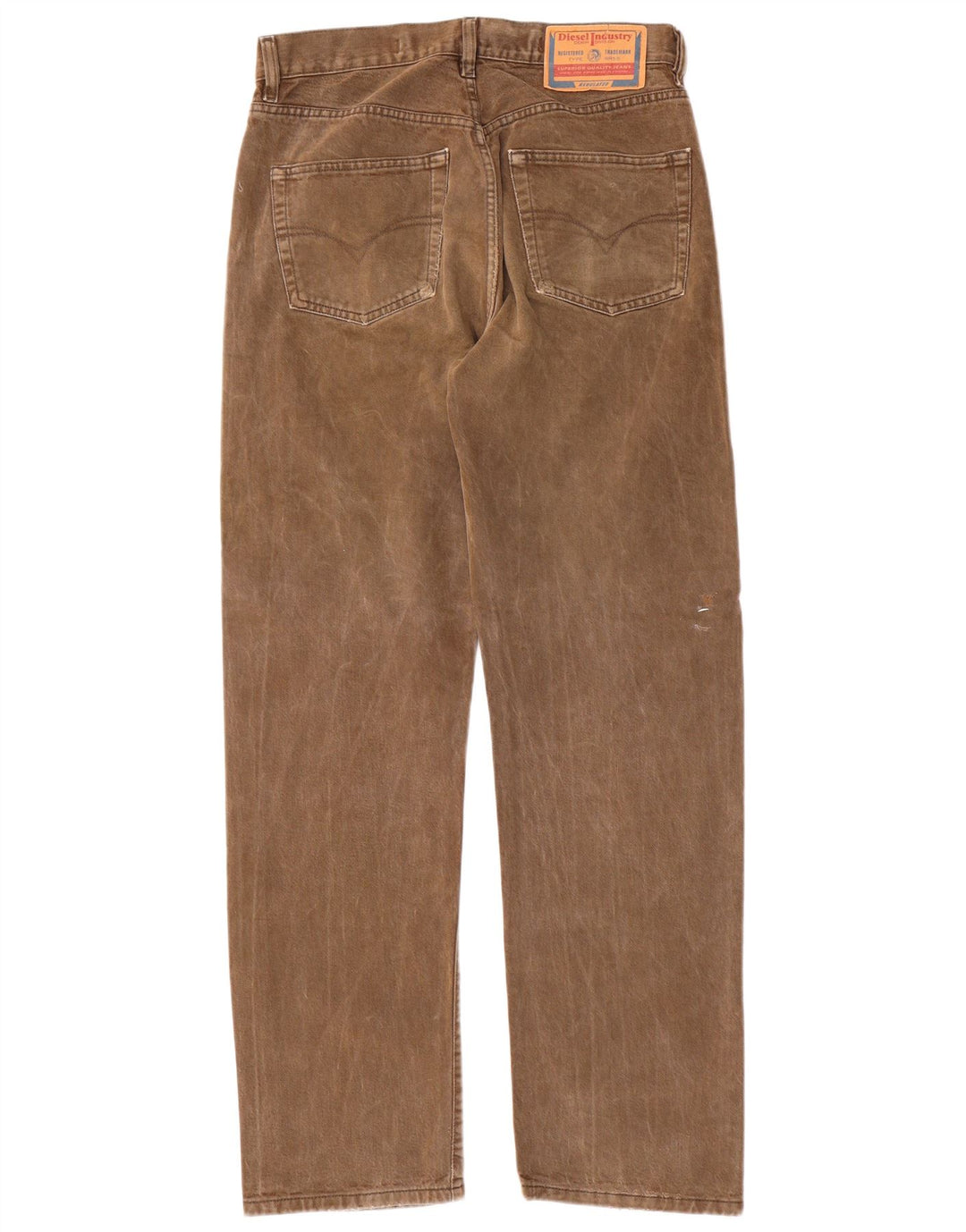 Jeans retos masculinos Diesel W31 L32 algodão marrom