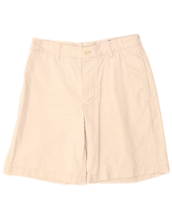 Vineyard Vines Mens Chino Shorts W28 Algodão Bege Médio