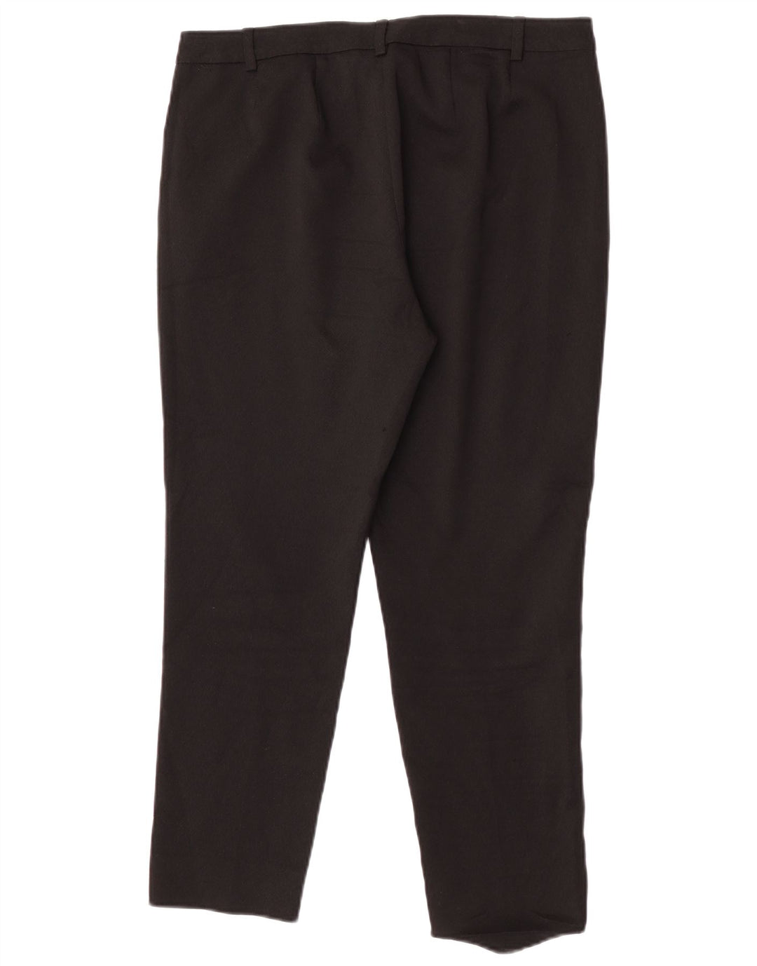 Calça feminina Marks & Spencer Slim Suit Reino Unido 12 Médio W32 L25 Preta