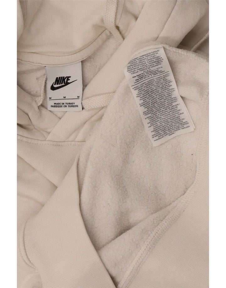 Nike Mens Hoodie Jumper Médio Algodão Branco