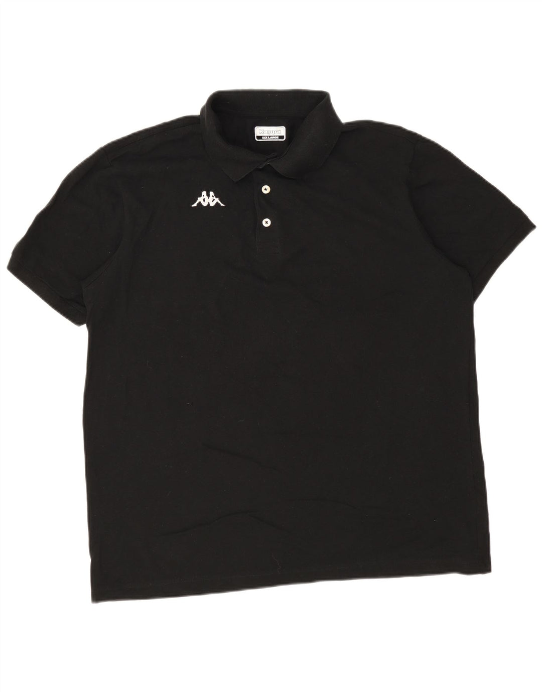 Camisa polo masculina Kappa 3XL algodão preto