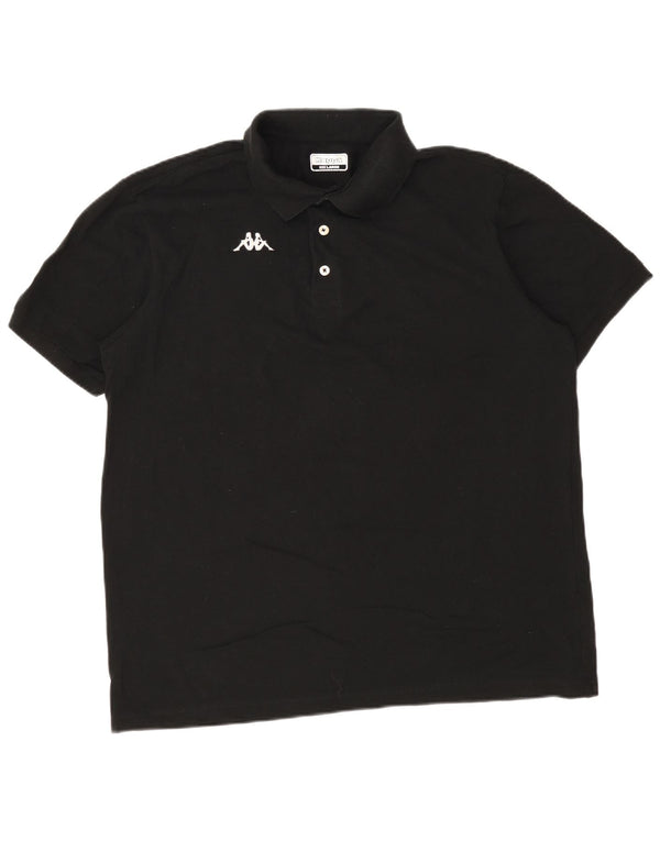Camisa polo masculina Kappa 3XL algodão preto