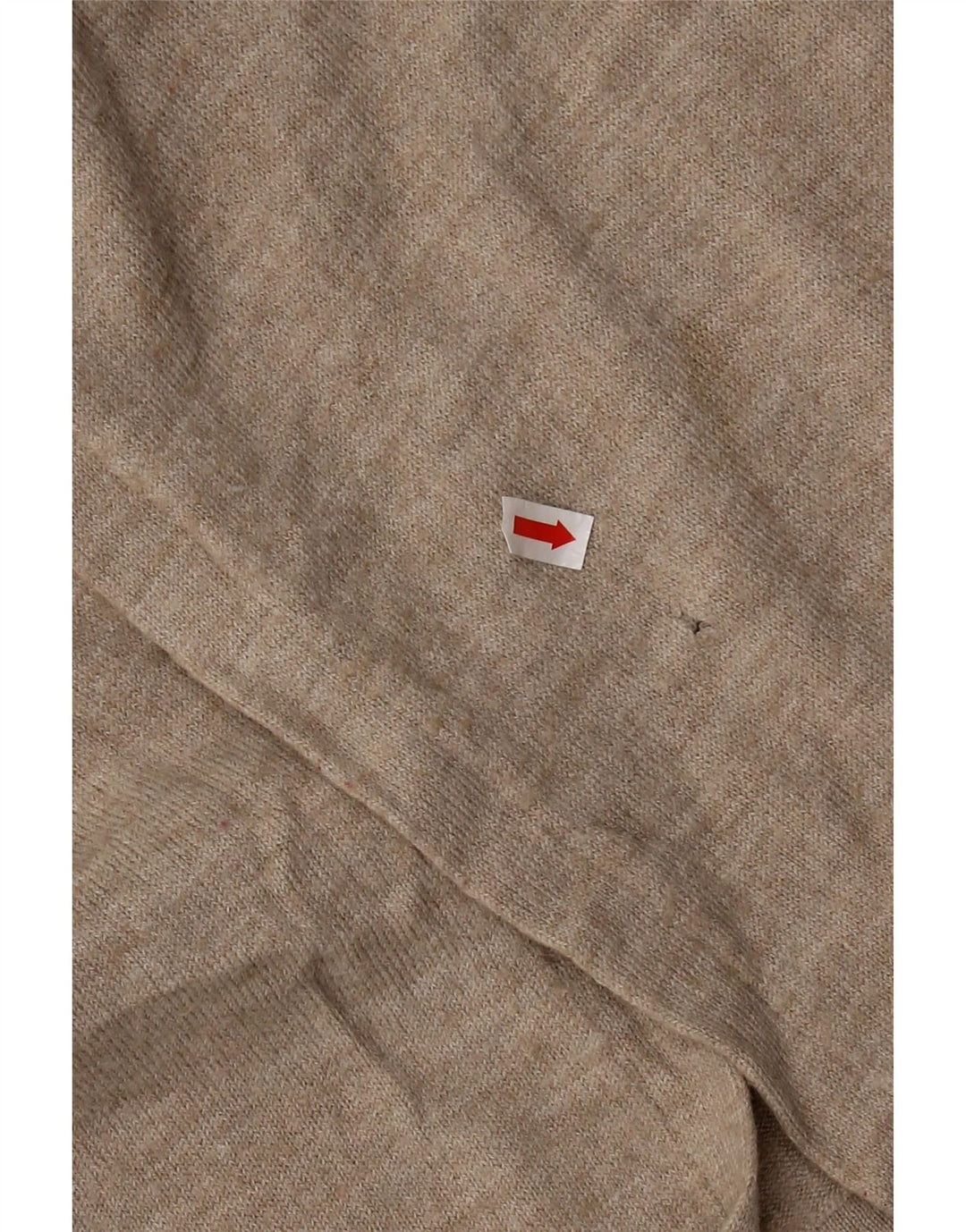 Suéter cardigã aberto feminino EDDIE BAUER Reino Unido 6 XS bege acrílico