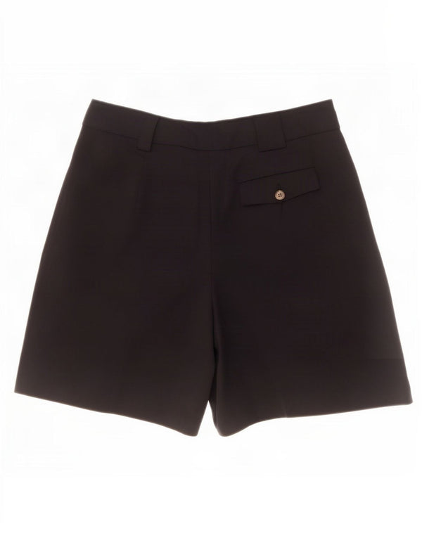 Topshop feminino Pegged Chino Shorts UK 12 Médio W30 Poliéster Preto