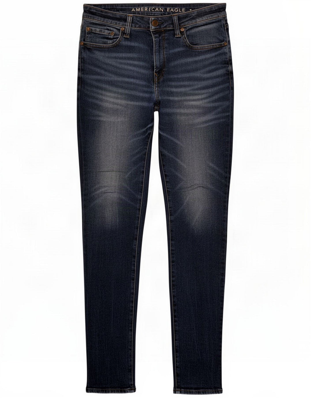 American Eagle Mens Slim Jeans W33 L32 Azul Algodão
