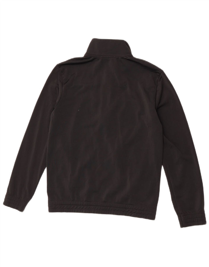 ADIDAS Meninos Treino Top Jaqueta 10-11 Anos Preto Colorblock Poliéster