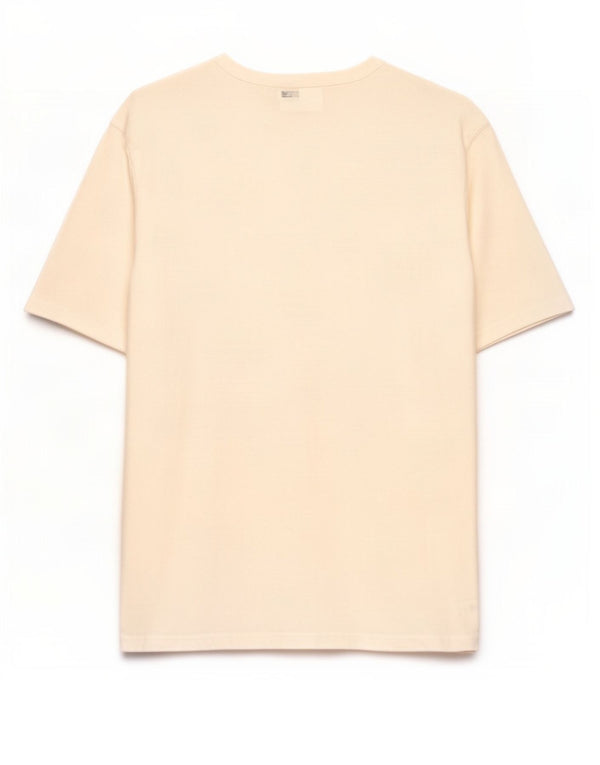 Camiseta gráfica masculina Champion Top Médio Branco