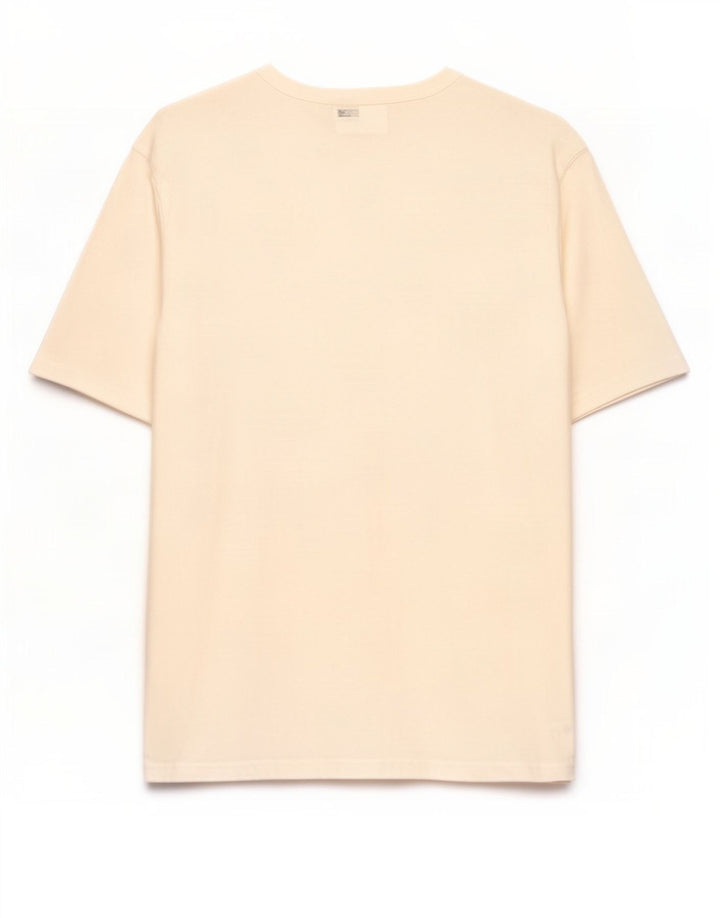 Camiseta gráfica masculina Champion Top Médio Branco
