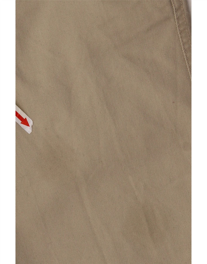 Calças Chino Retas Meninos CHAPS 11-12 Anos W26 L26 Algodão Bege