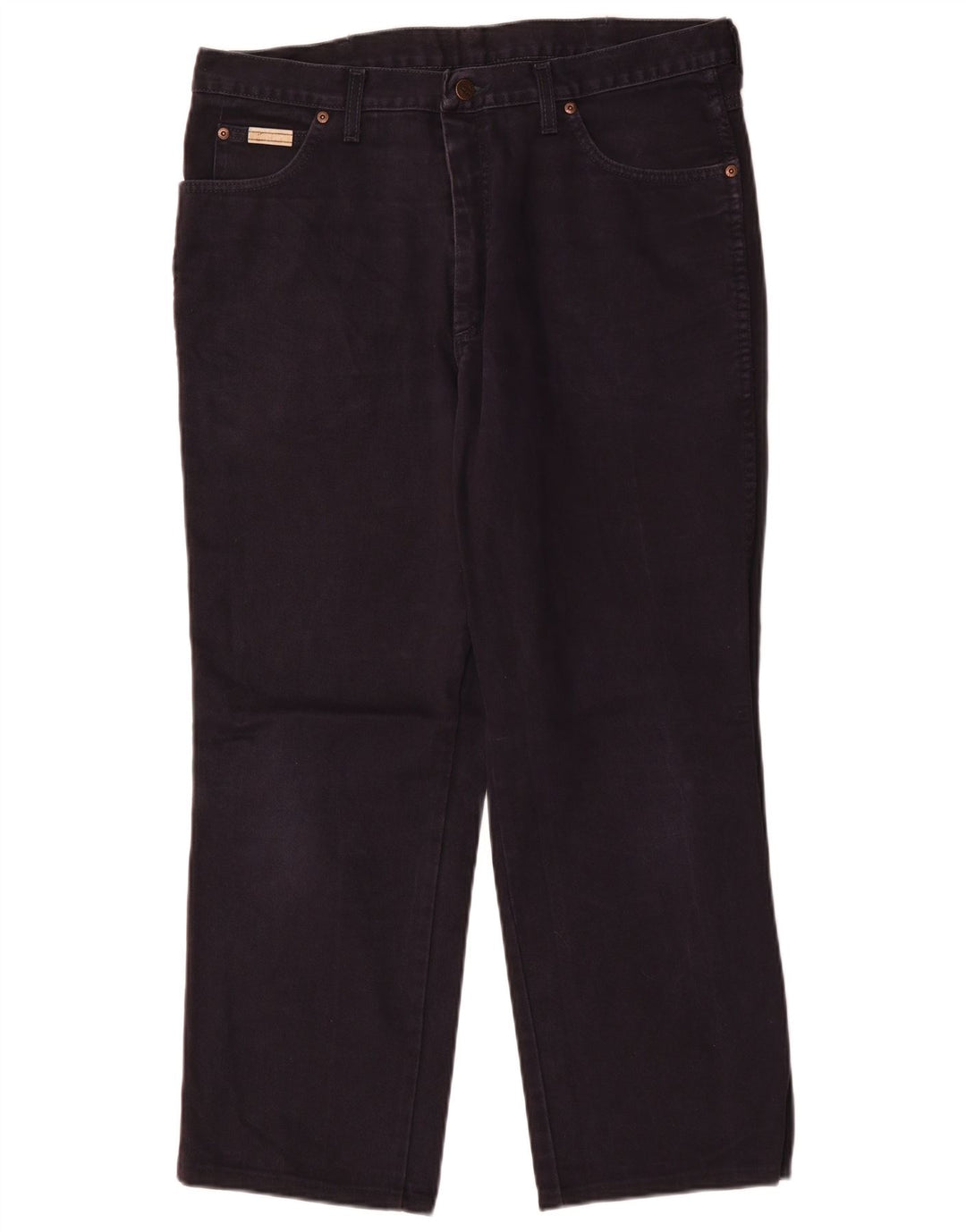 Wrangler Masculino Ohio Straight Jeans W36 L28 Azul Marinho Algodão