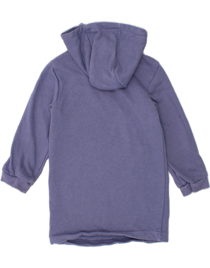 ADIDAS Baby Girls Graphic Hooded Dress 12-18 Months Purple Cotton Vintage Adidas and Second-Hand Adidas from Messina Hembry 
