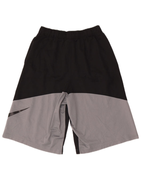 Shorts esportivos gráficos Nike Boys Dri Fit 13-14 anos XL preto colorblock