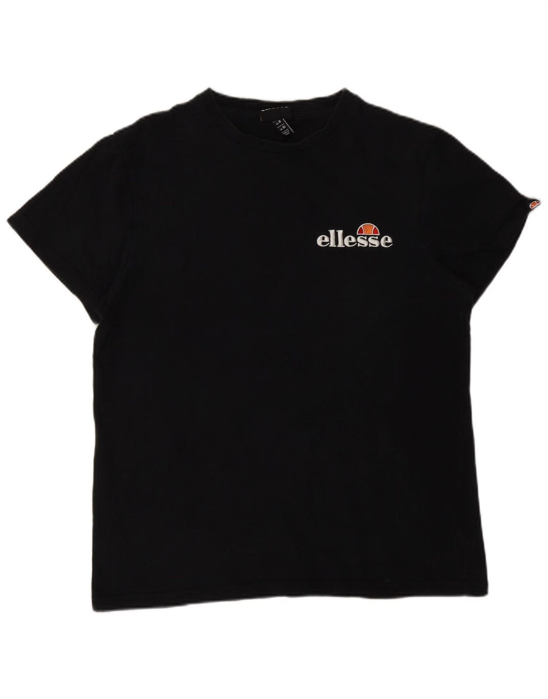 Camiseta feminina Ellesse grande tamanho UK 10 pequena preta