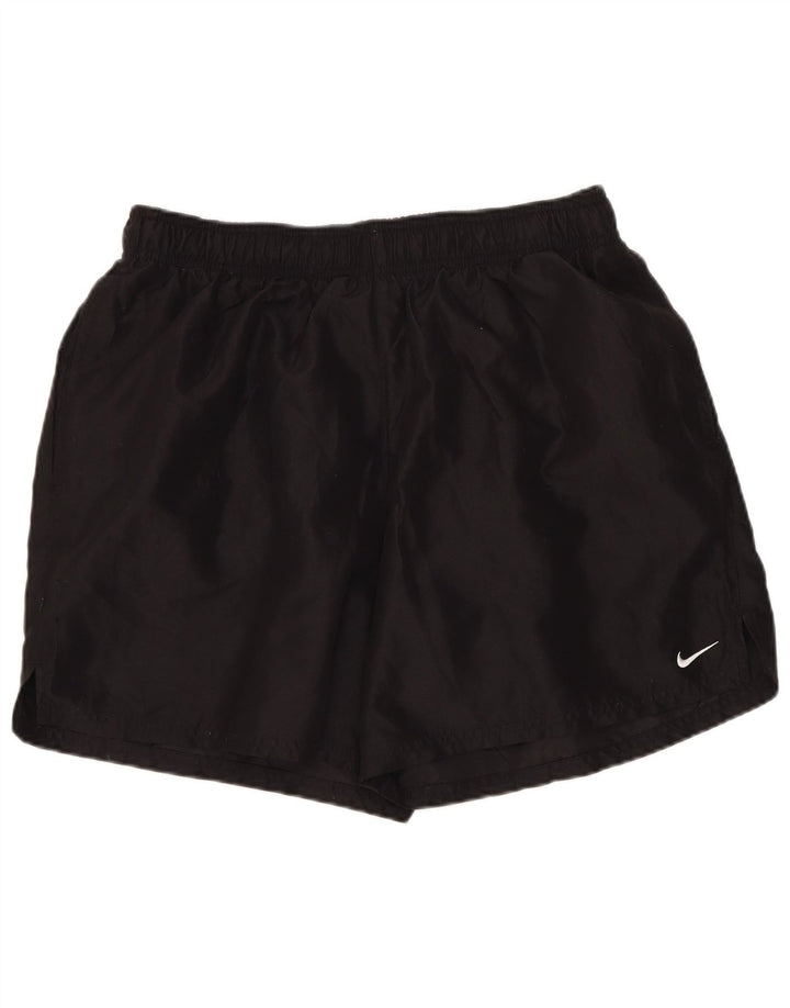 Shorts esportivos femininos Nike UK 14 grande poliéster preto