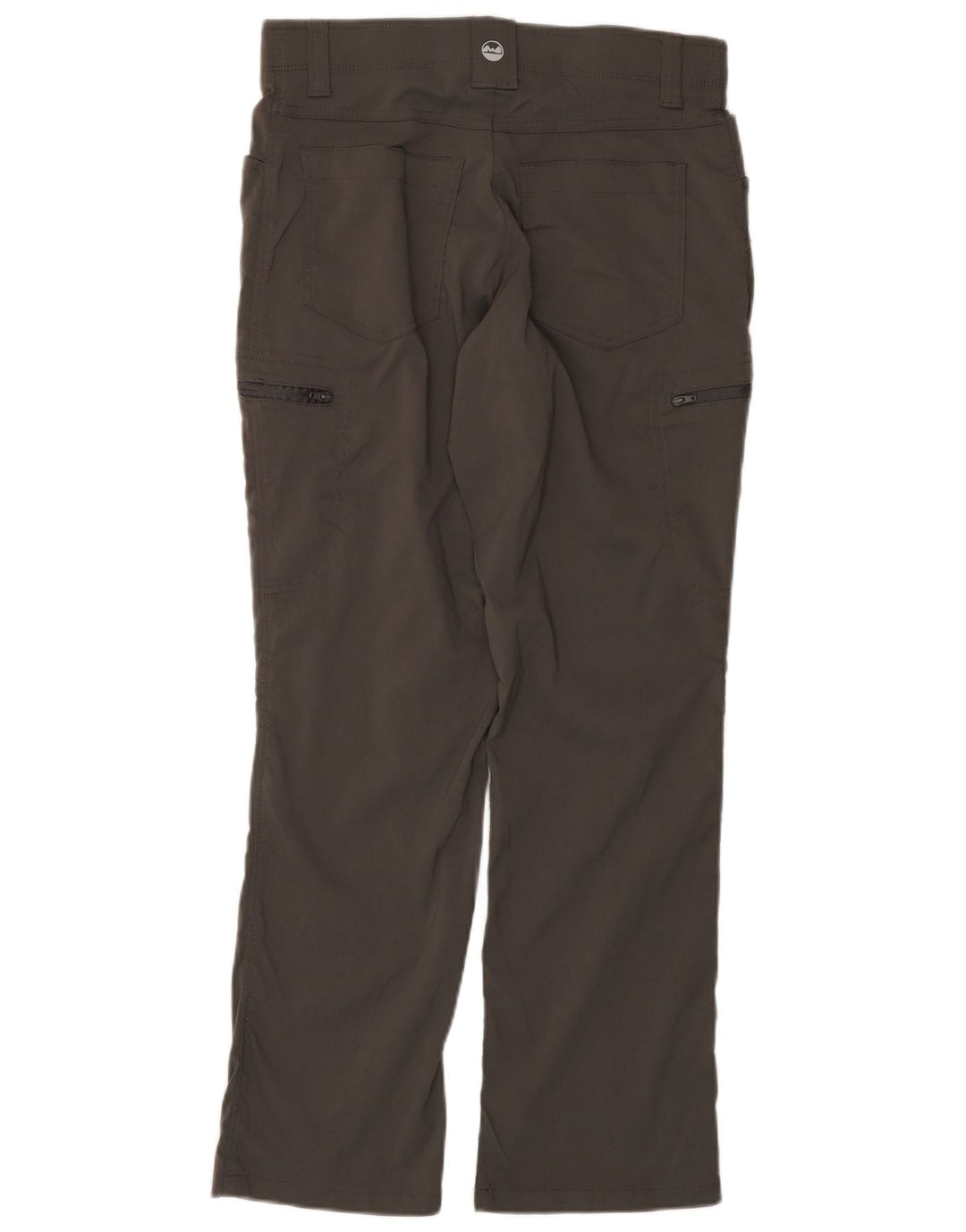 Calça cargo reta feminina WRANGLER W32 L30 cinza nylon