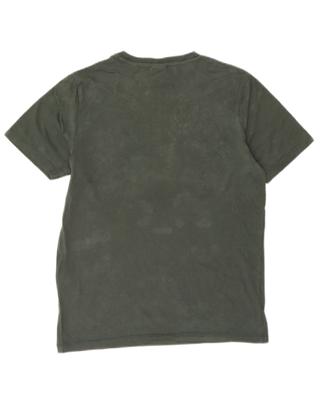 Camiseta gráfica masculina Jack & Jones Top algodão verde médio