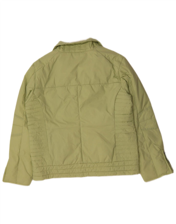 Jaqueta acolchoada feminina KENVELO UK 18 XL verde nylon