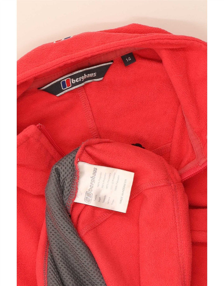 Jaqueta de lã feminina Berghaus UK 14 grande poliéster rosa