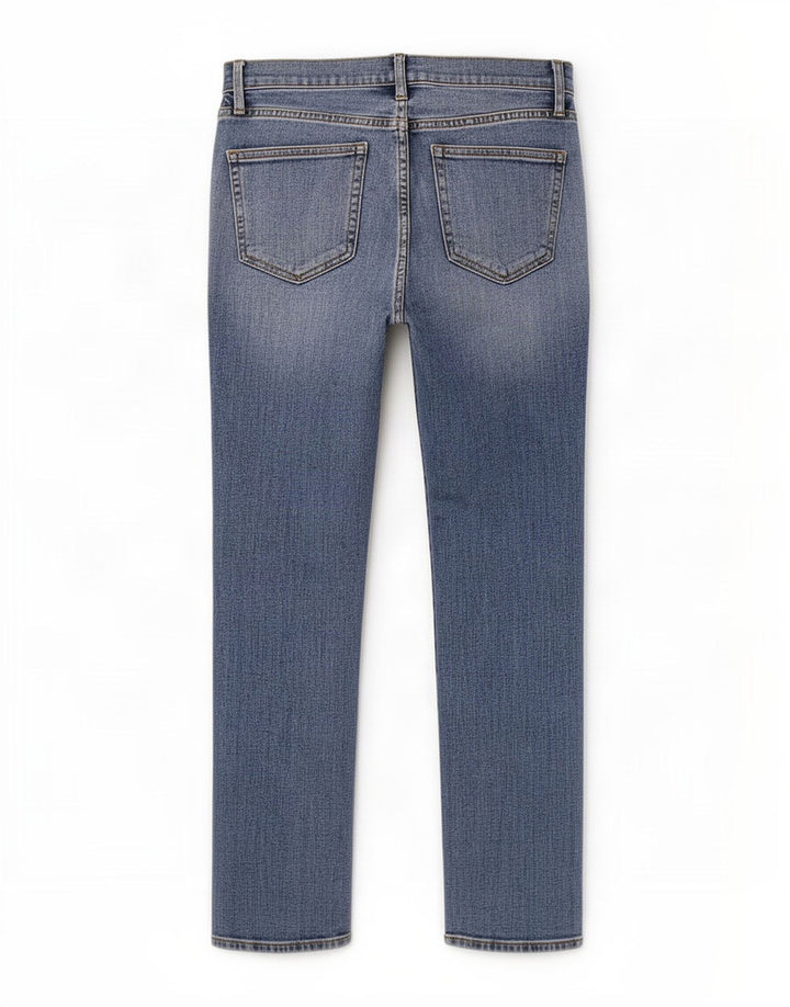 Jeans retos femininos Gap W28 L29 algodão azul
