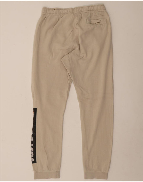 Nike Mens Graphic Calças de treino Joggers grandes de algodão bege