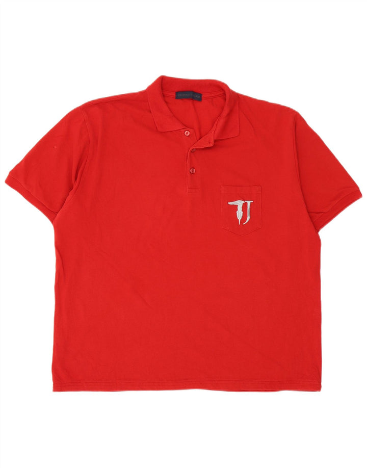 Camisa polo masculina Trussardi Jeans XL vermelha