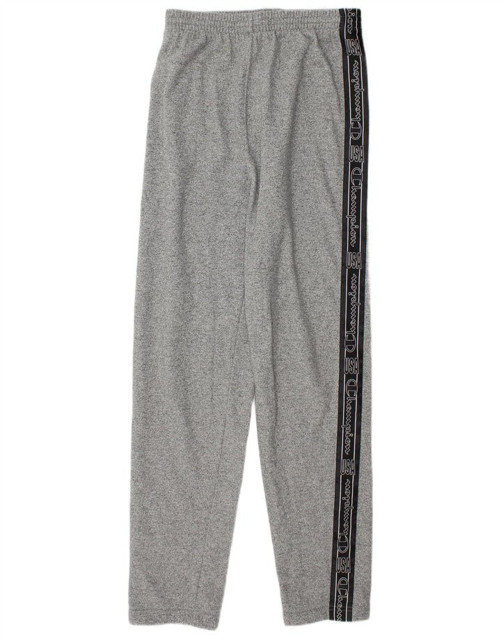 Fato de treino masculino Champion Graphic Full cinza médio algodão manchado