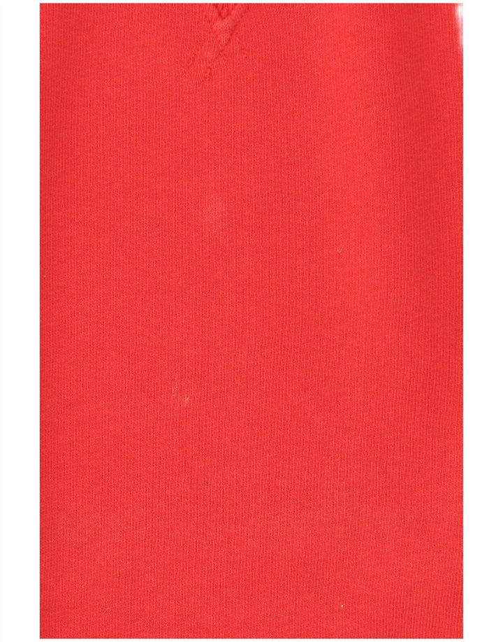 Polo Ralph Lauren moletom feminino oversized jumper UK 14 médio vermelho