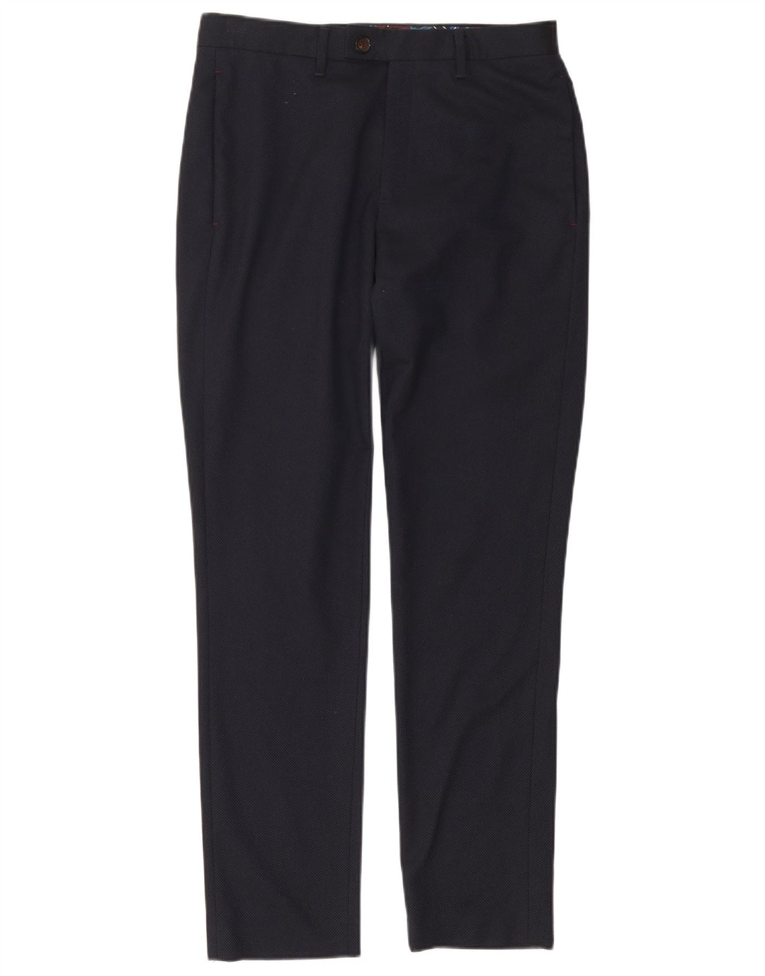 Calça masculina TED BAKER Slim Fit W30 L30 Azul Marinho