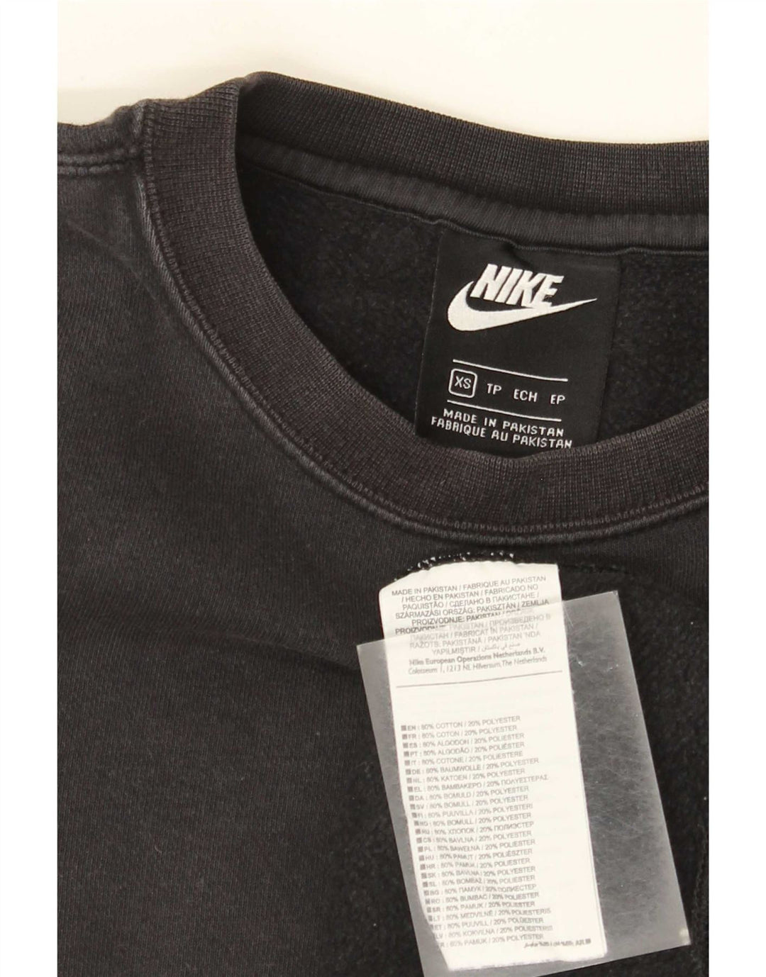 Moletom masculino Nike Jumper XS algodão preto
