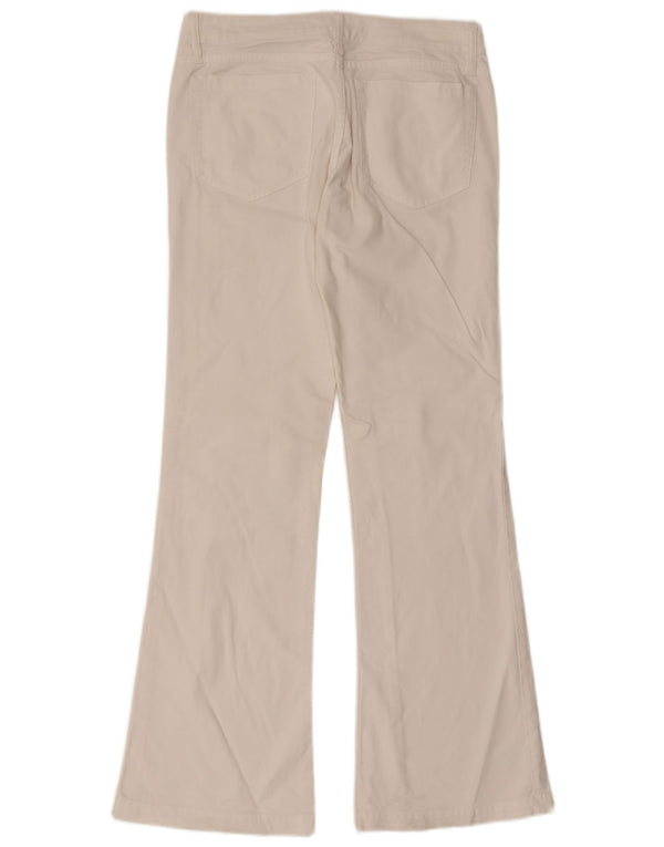 Jeans feminino Atos Lombardini Bootcut W30 L31 algodão branco